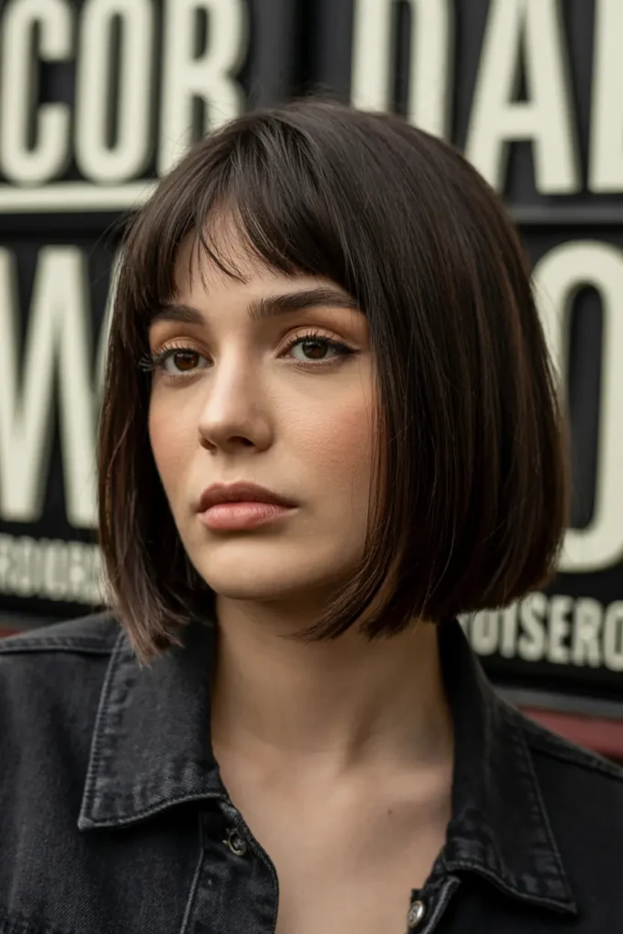 16.90s short bob with piece Y bangs 1