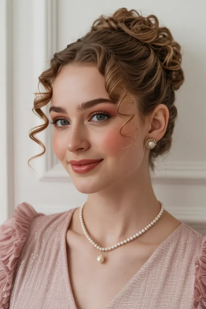 18. Fancy Curly Updo