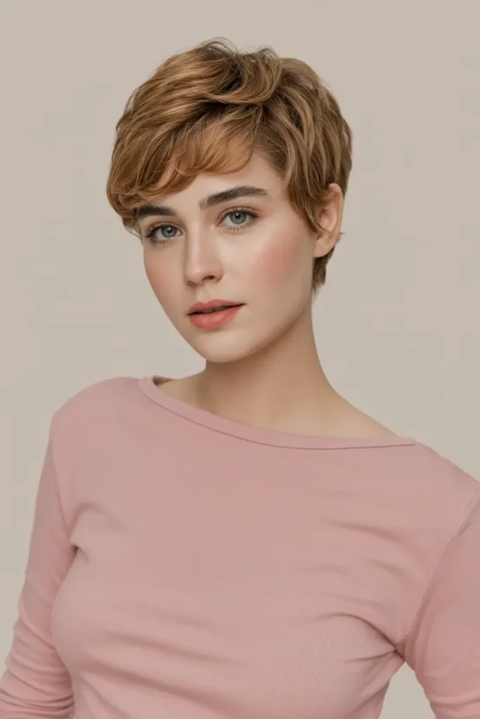 2. Voluminous Pixie Cut