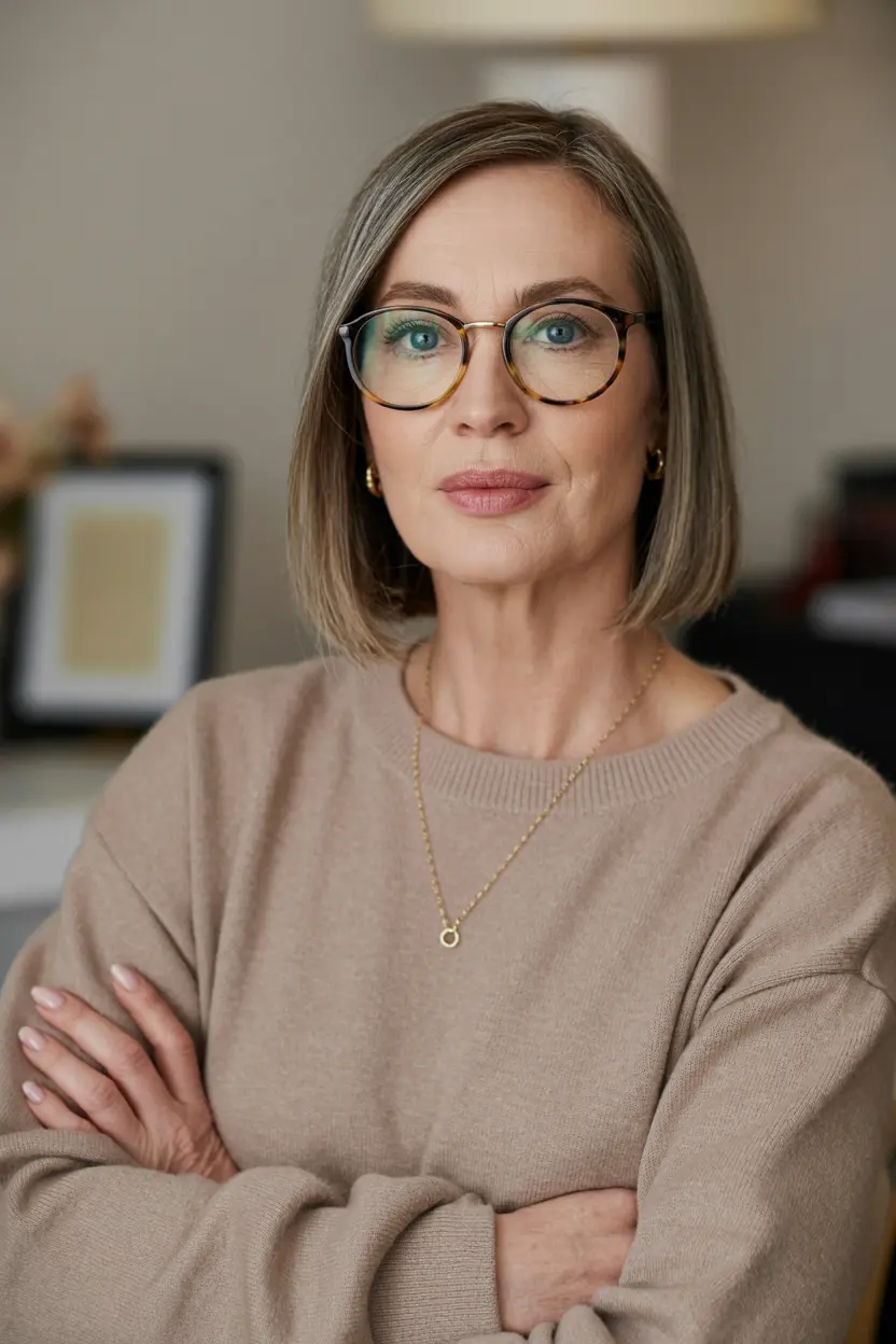 20. Straight Shoulder Length Cut