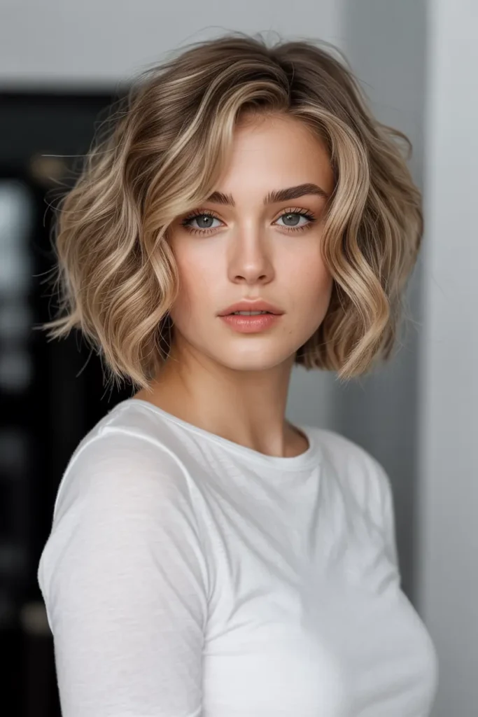 20. Wavy Short Bob