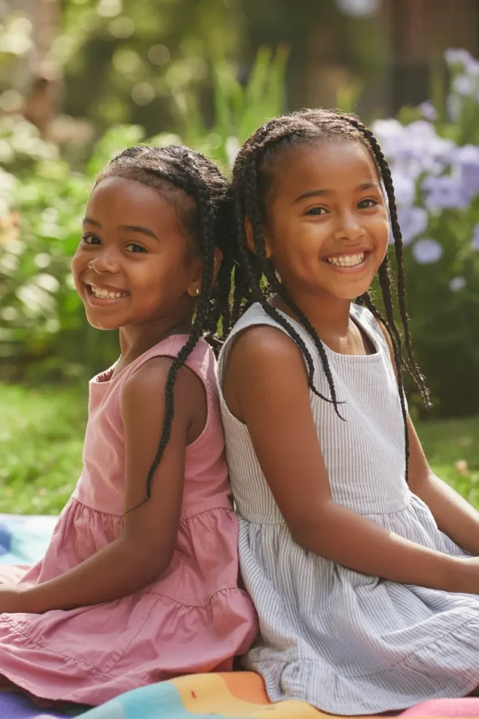 20.protective braided pigtails for black kids