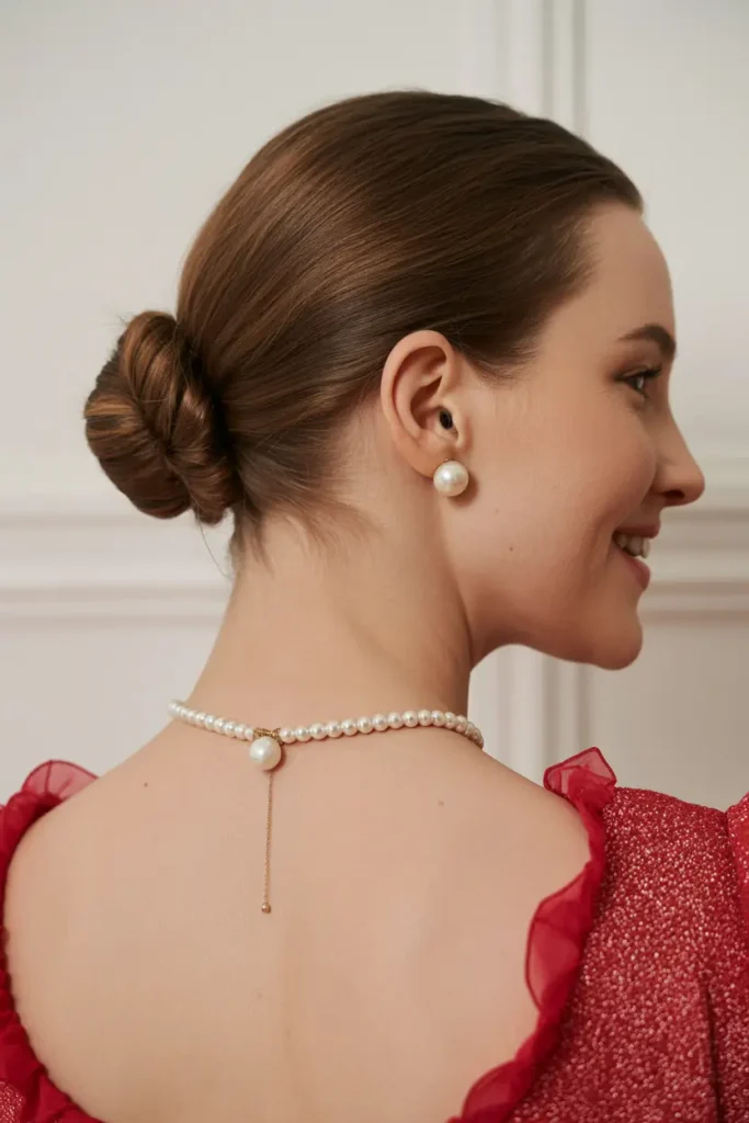 21. Tiny Chignon Updo