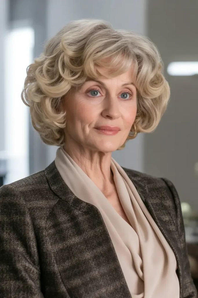 42 Stylish Medium Length Layered Haircuts to Try in 2025 43 22. Curly One Length Bob