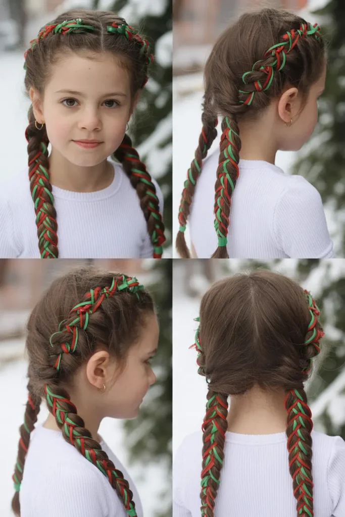 22.festive ribbon braid