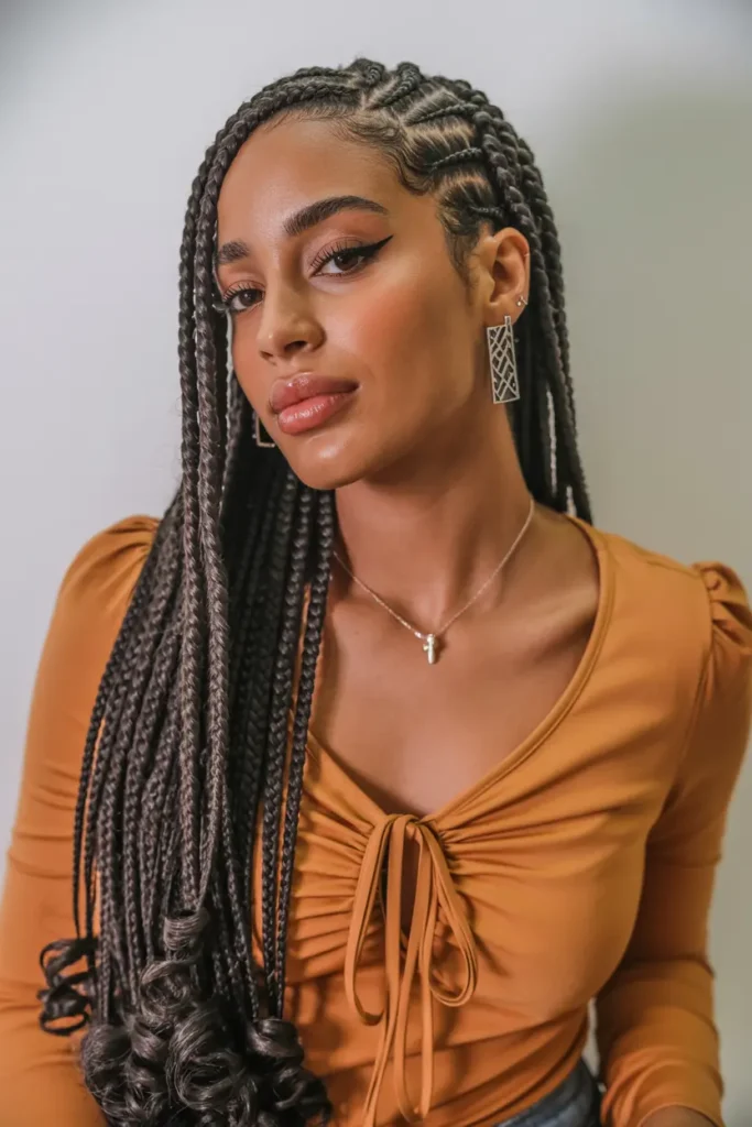 25 Braided Pigtails for Black Women with Pro Tips 45 23. Protective Pigtail Braids