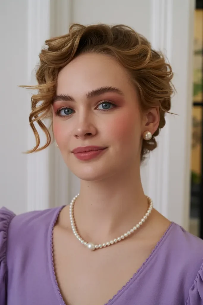 24. Playful Twisted Updo