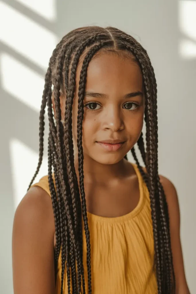 24.twisted braided pigtails for black kids