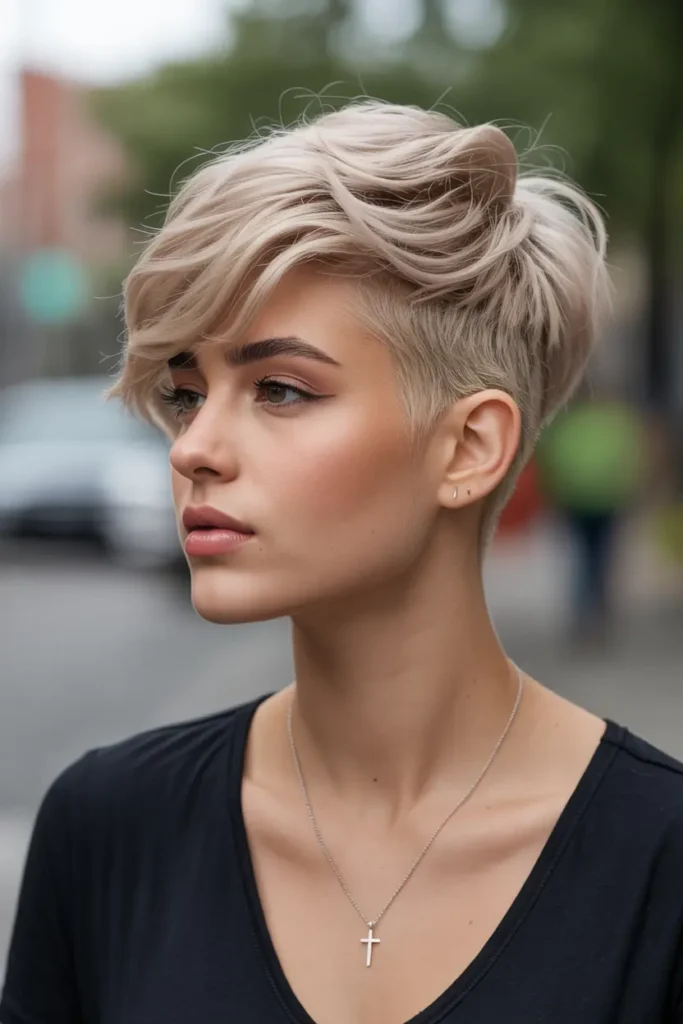 25. Long Top Short Sides Cut