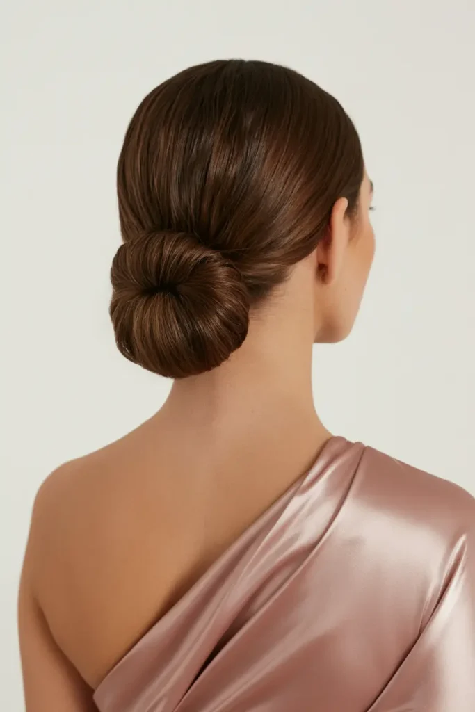 25. Low Bun with Extensions
