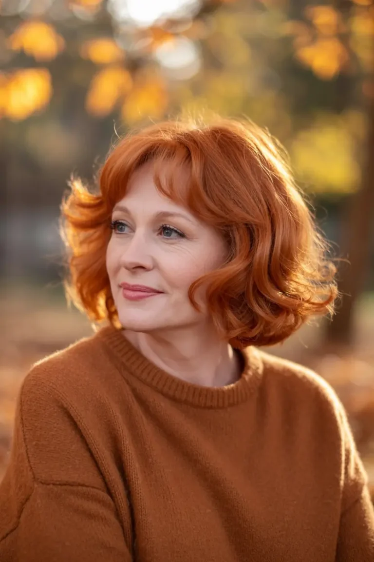 40 Flattering Hairstyles for Women Over 50 with Round Faces