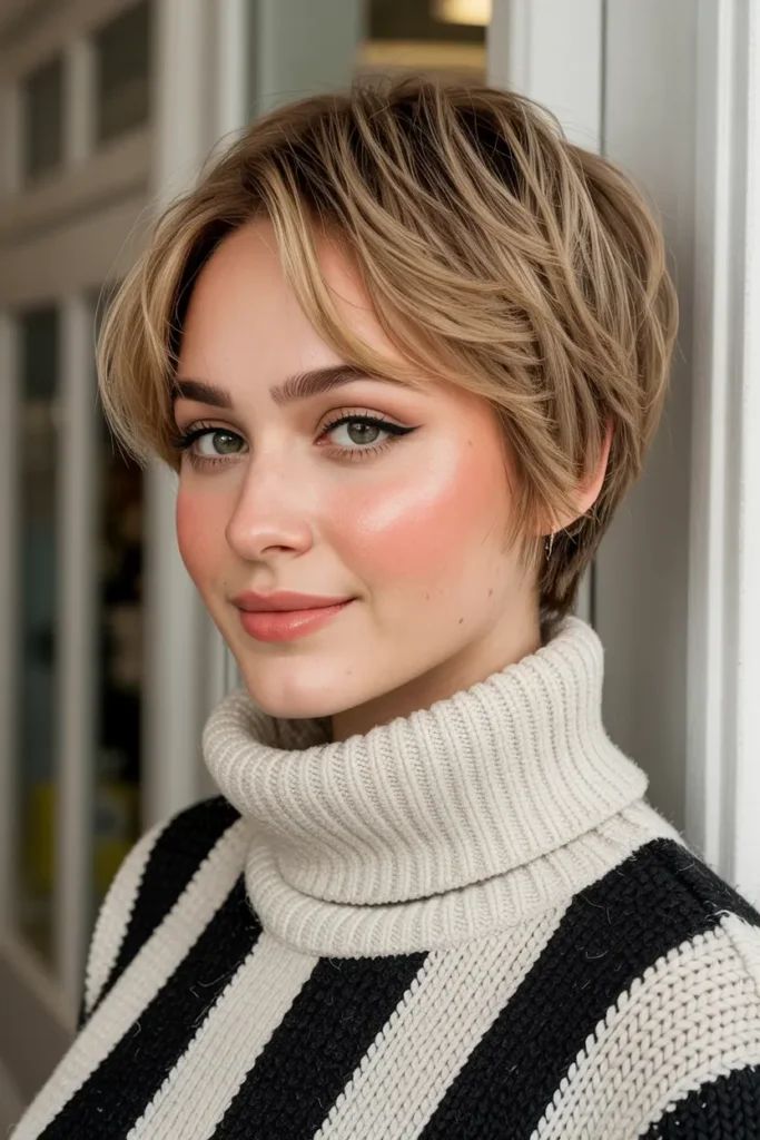 3. Choppy 90s Pixie Cut