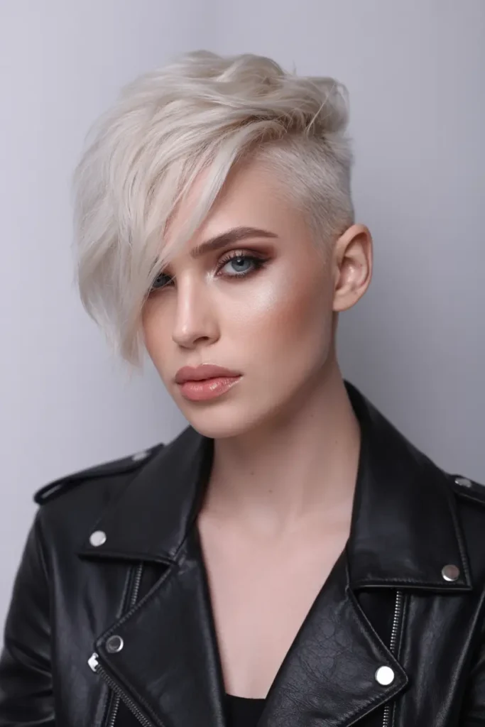 52 stunning Half Up Half Down Hairstyles for Short Hair 59 30. Edgy Mohawk Parts