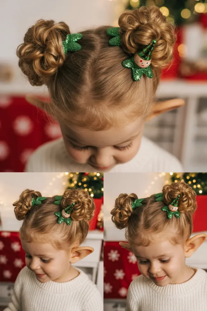 30.elf ears buns