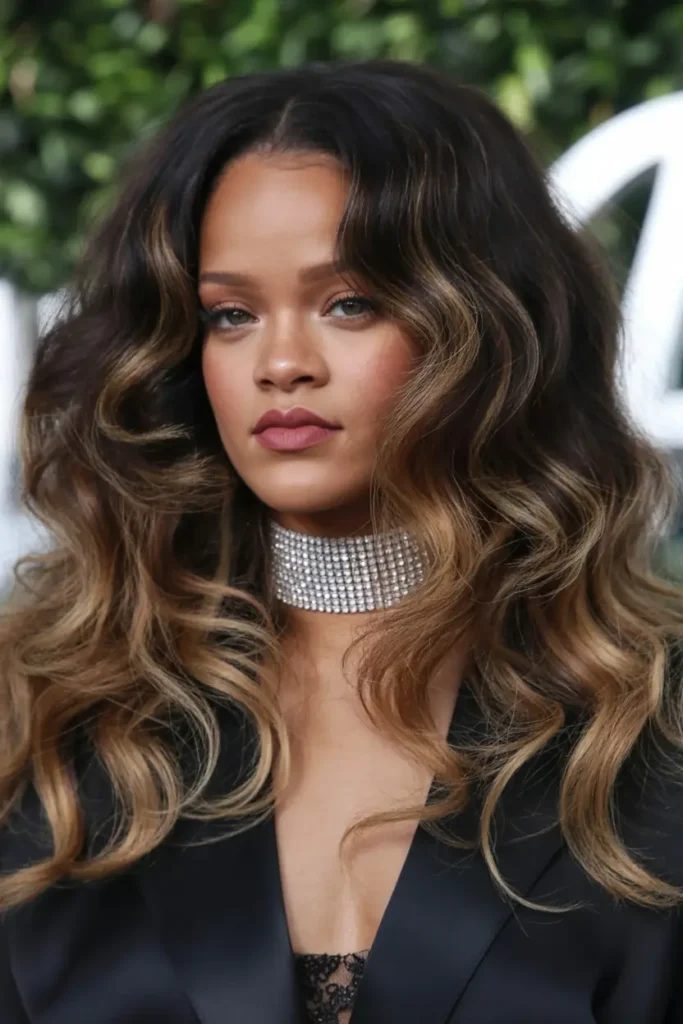 32. Bouncy Ombre Curls