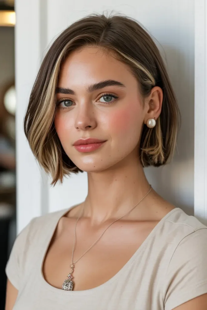 33. Blunt Bob with Framing Layers