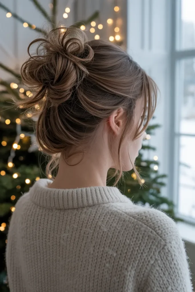 33. Chill Messy Updo