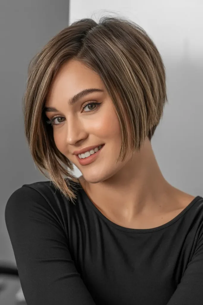 35. Sleek Pixie Bob with Flipped Ends
