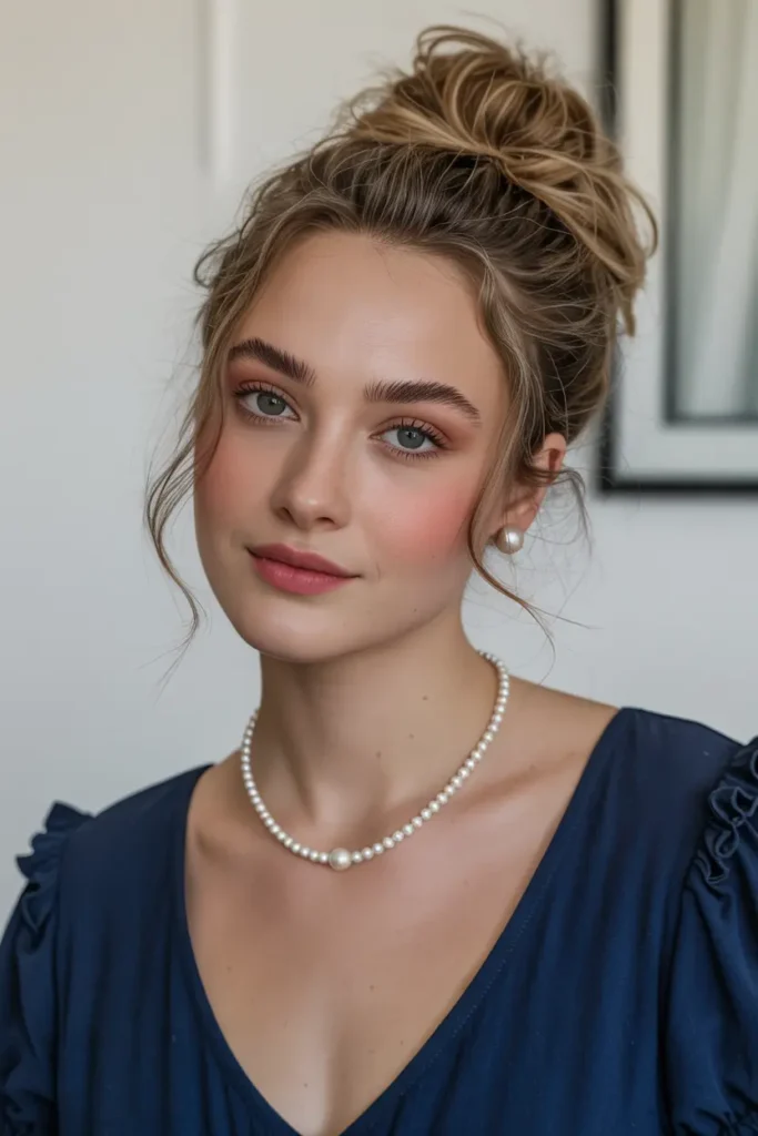 37. Fun Textured Bun