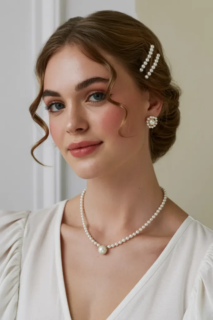 39. Pretty Bridal Updo