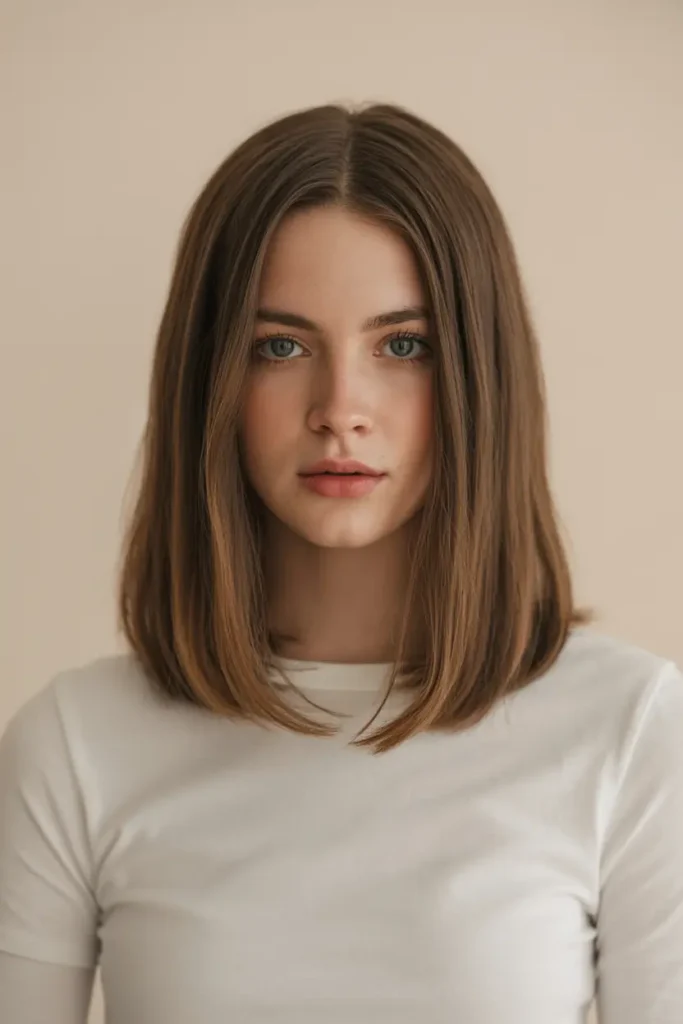 4. Sleek Straight Lob