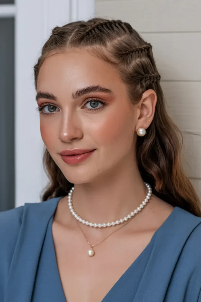 52 stunning Half Up Half Down Hairstyles for Short Hair 79 40. Delicate Micro Braids