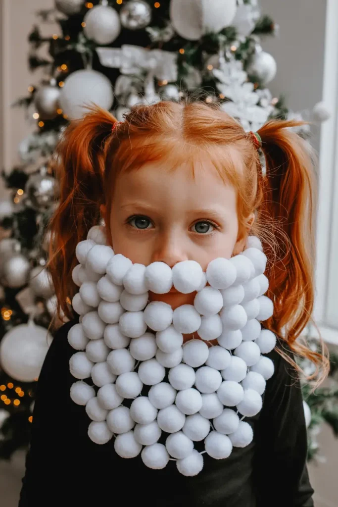 42.santas beard pigtails