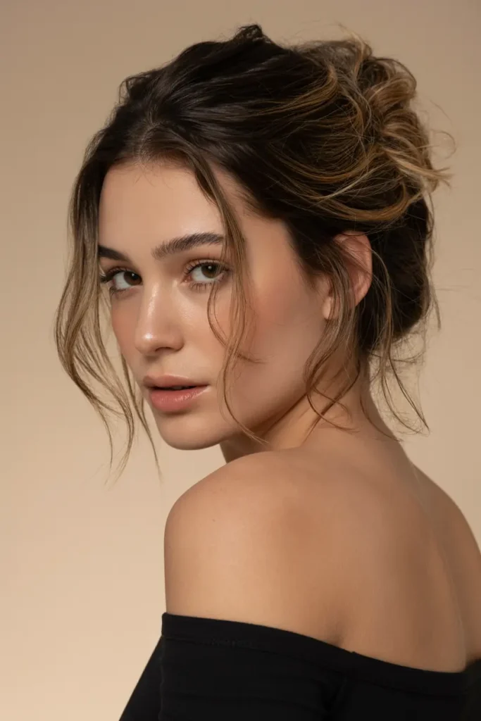 46. Chill Messy Chignon