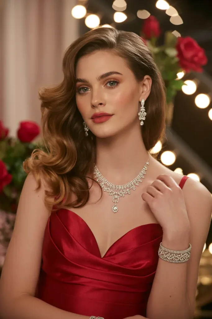 52 stunning Half Up Half Down Hairstyles for Short Hair 97 49. Soft Romantic Waves