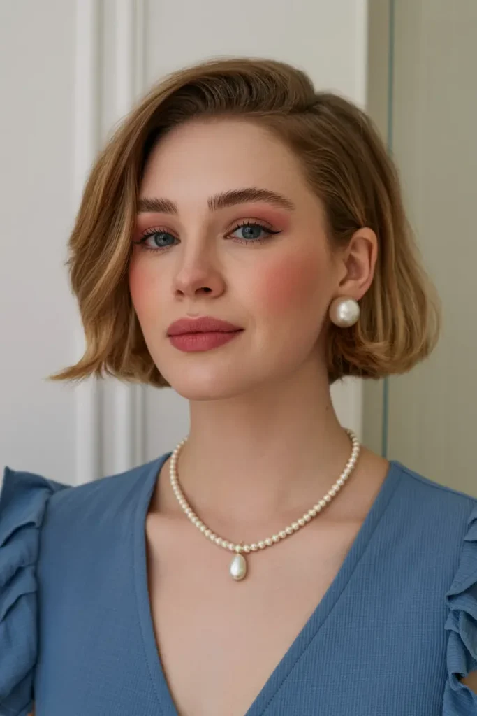 5. Fun Updo for Short Bob