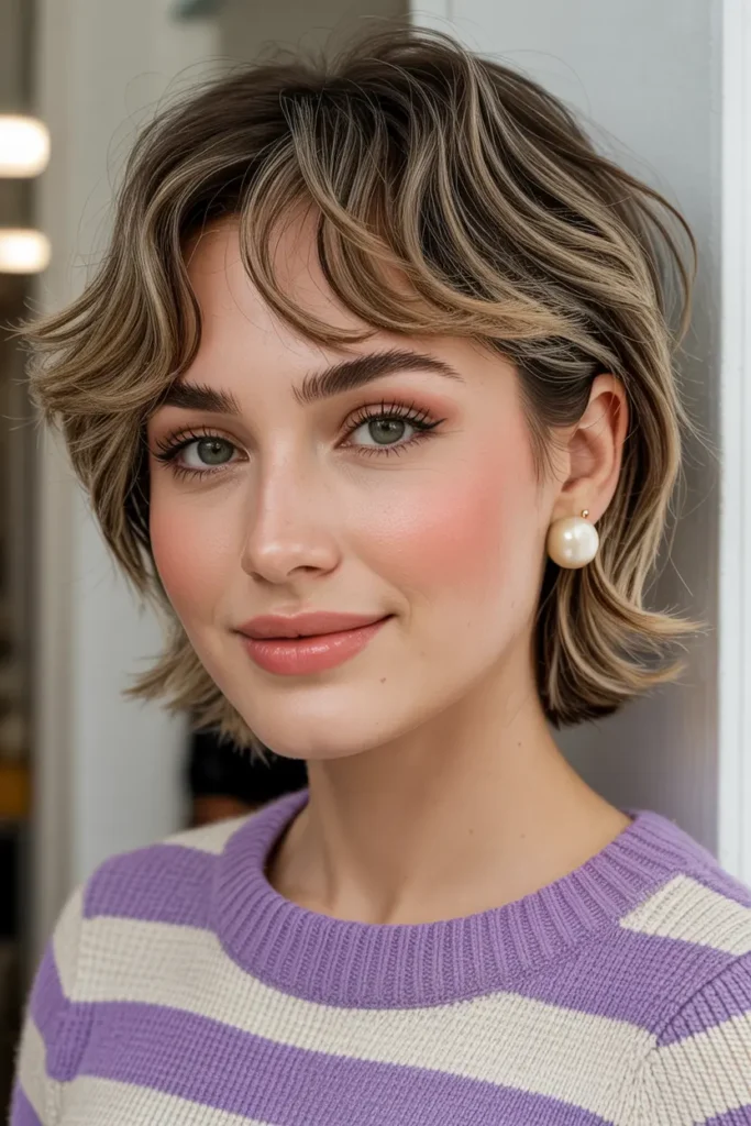 5. Messy Textured Fringe