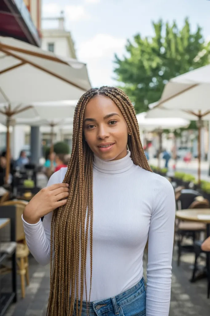 25 Braided Pigtails for Black Women with Pro Tips 9 5. Micro Braid Pigtails