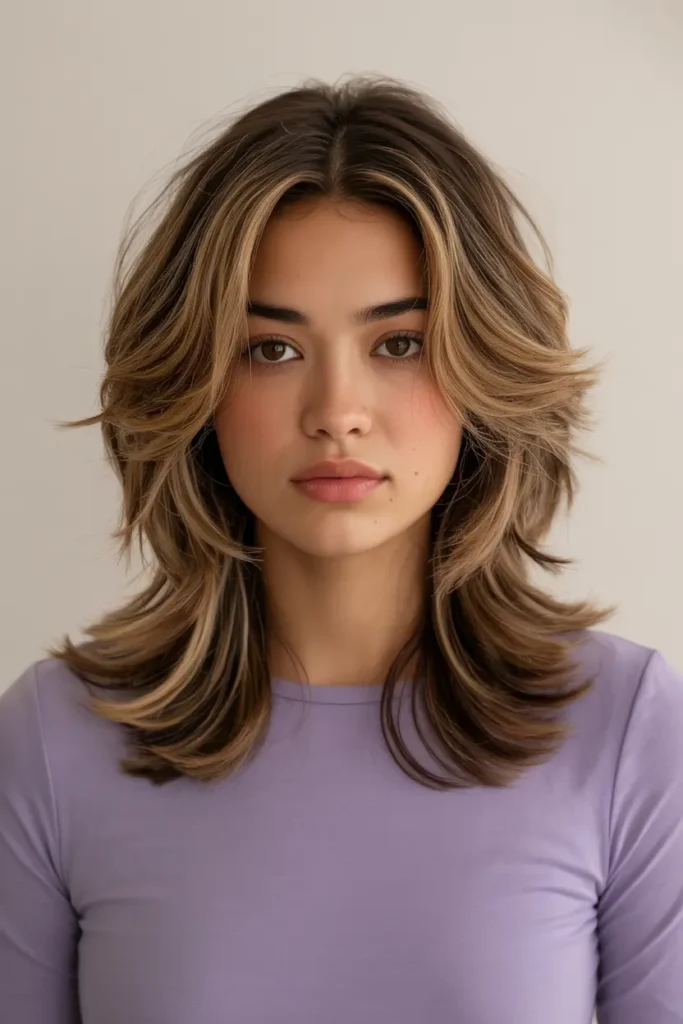 5. Textured Butterfly Haircuts for Medium Hair