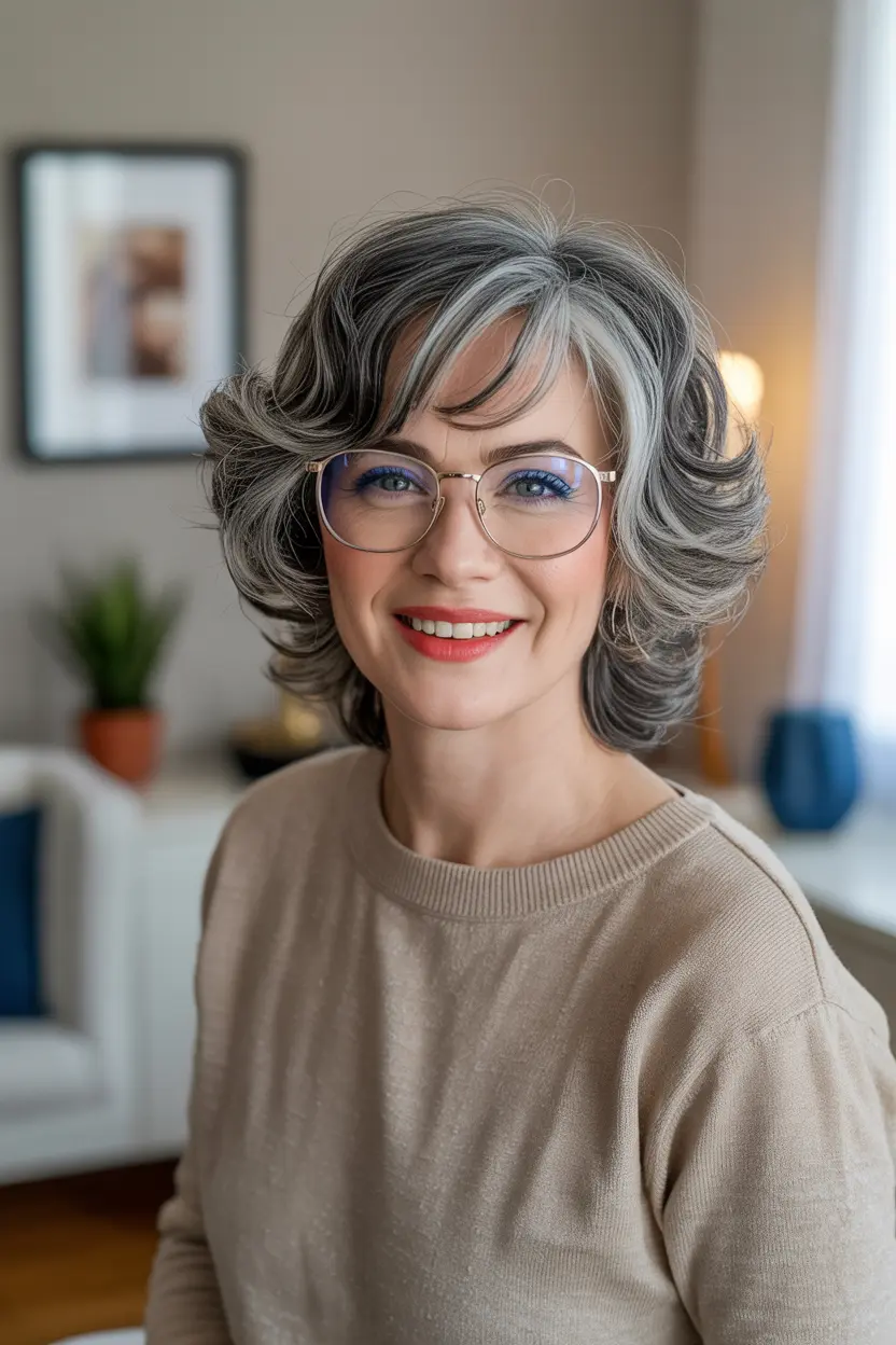 51. Tousled Medium Length Cut