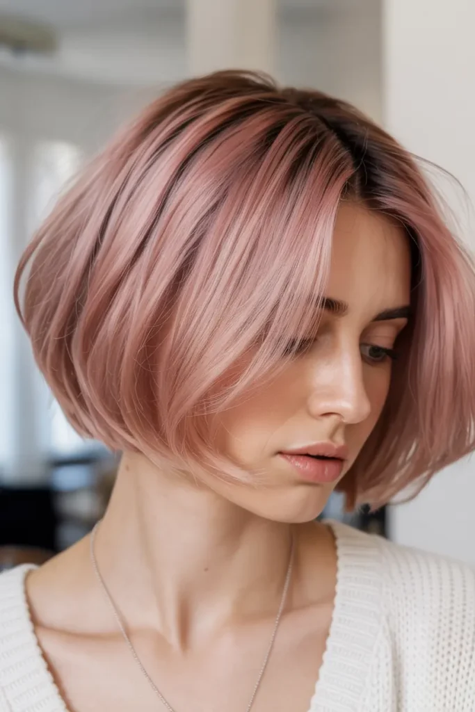 7. Piece y Rose Gold Bob