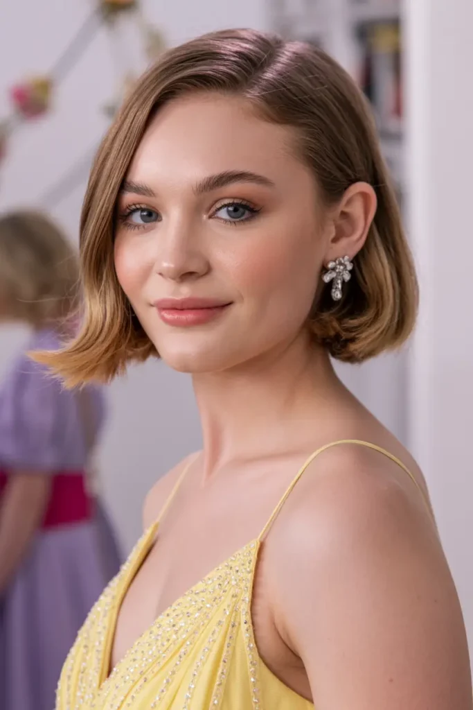 7. Stylish French Bob