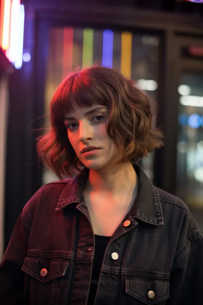 7.chunky layered short bob 1