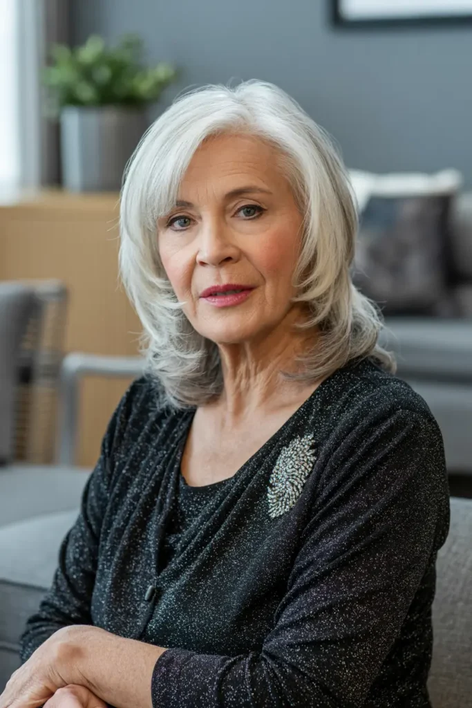 72. Mid Length Gray Layers