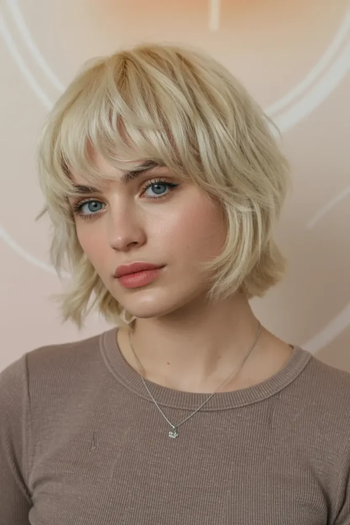 1.blonde and blended bixie