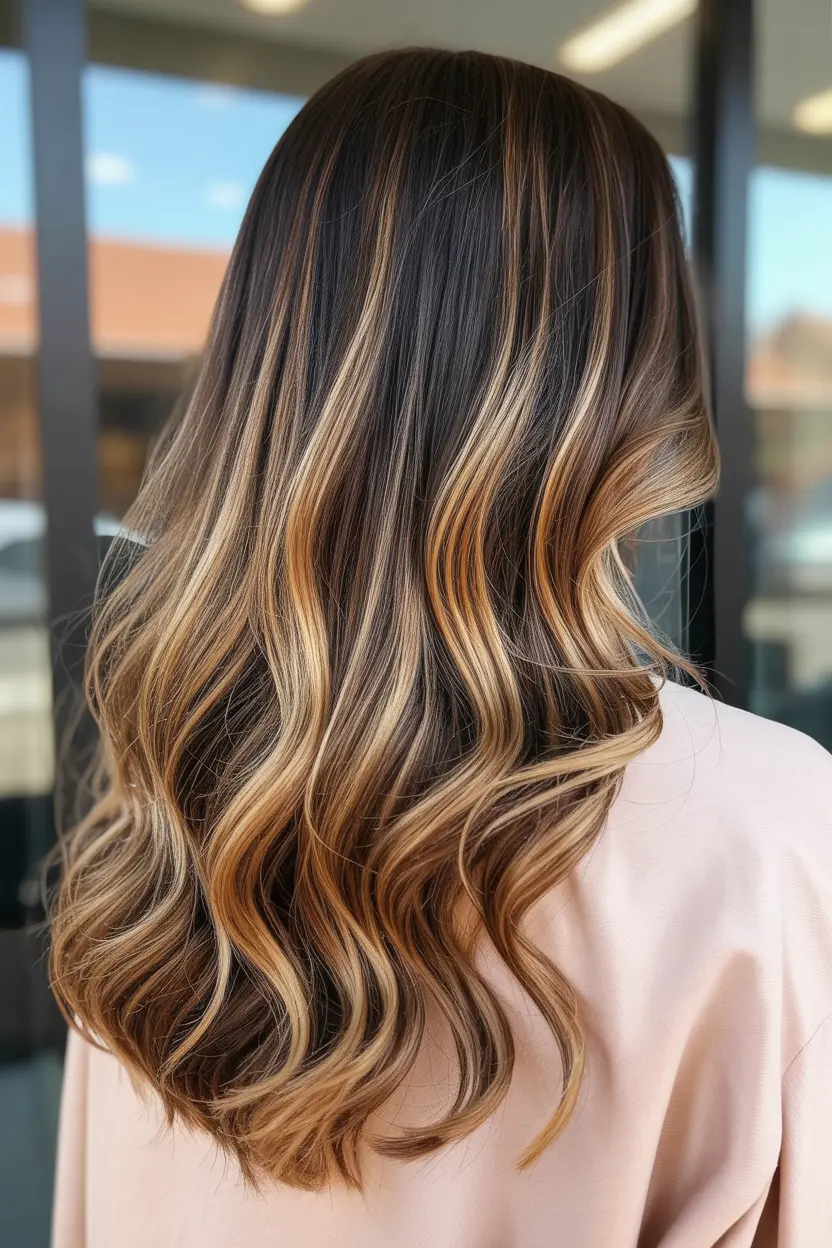 1.caramel balayage