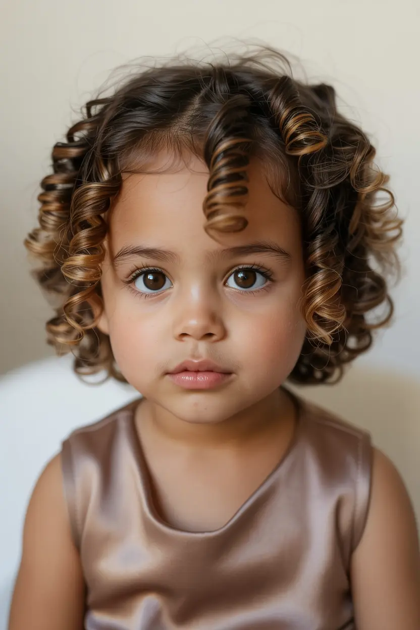 10. finger coiled curls