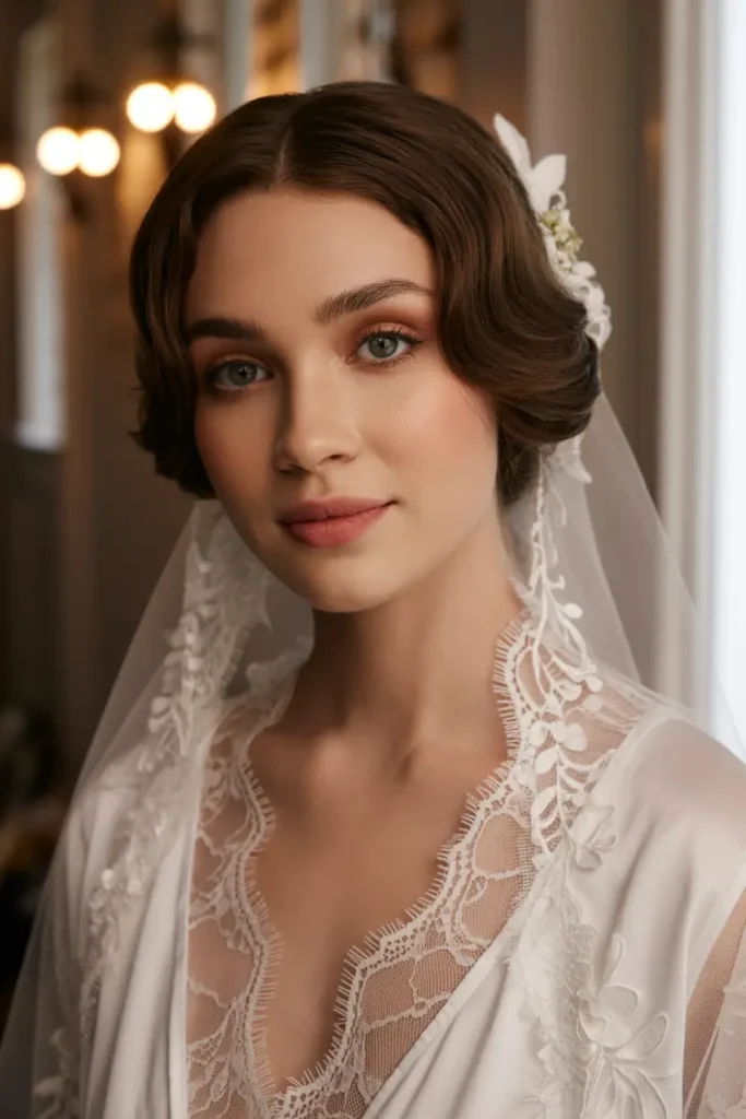 10.vintage inspired wedding hair