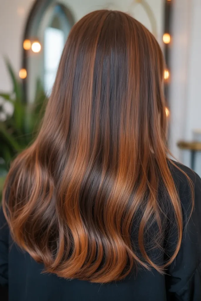 11. Copper Tinted Brown Highlights