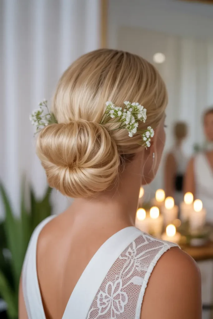 11.soft textured chignon