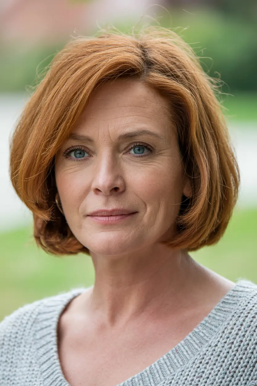 12. voluminous wavy bob