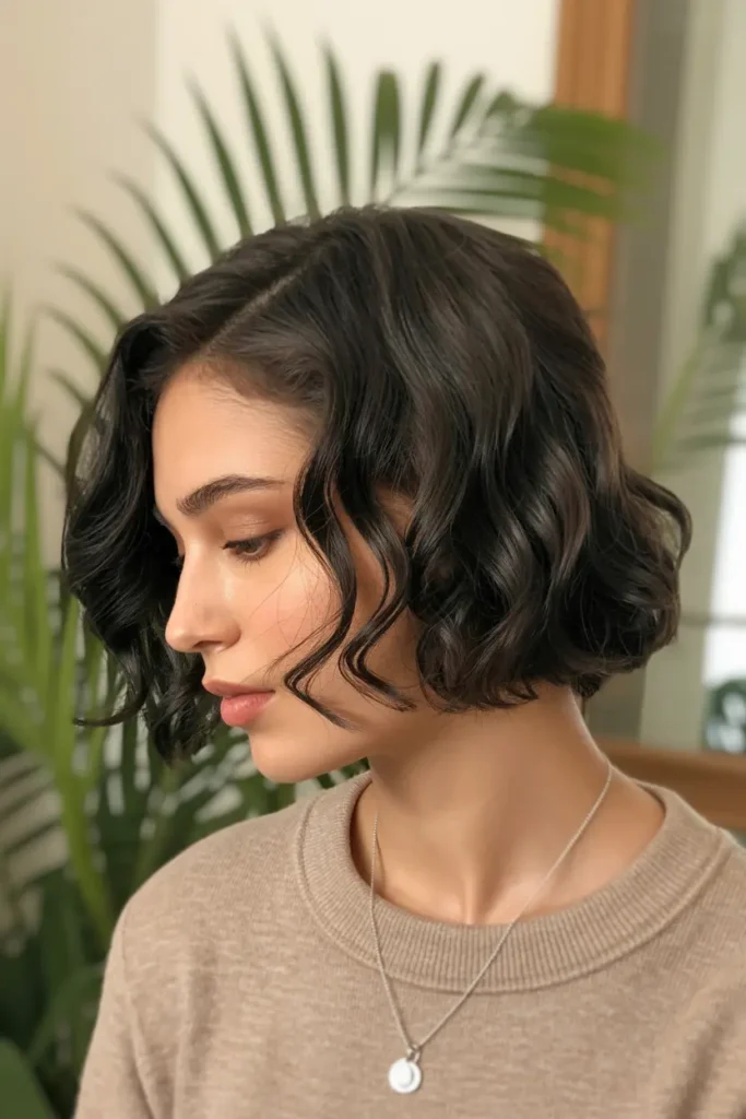 14.inverted curly bob