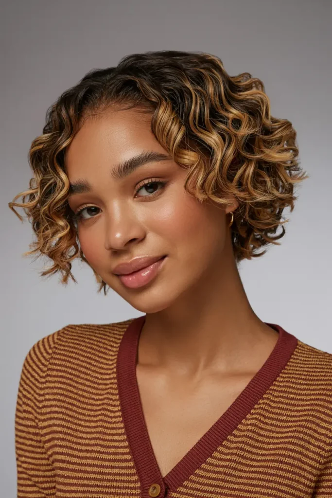 15.scrunched curly cut