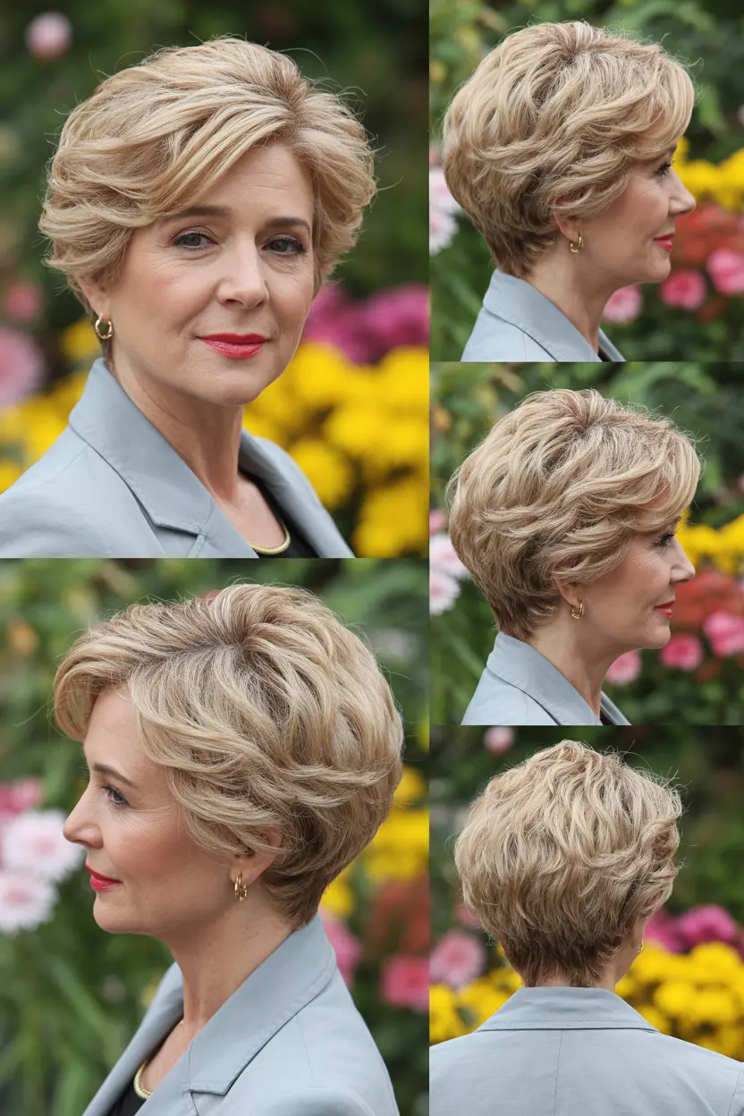 16. short curly crop