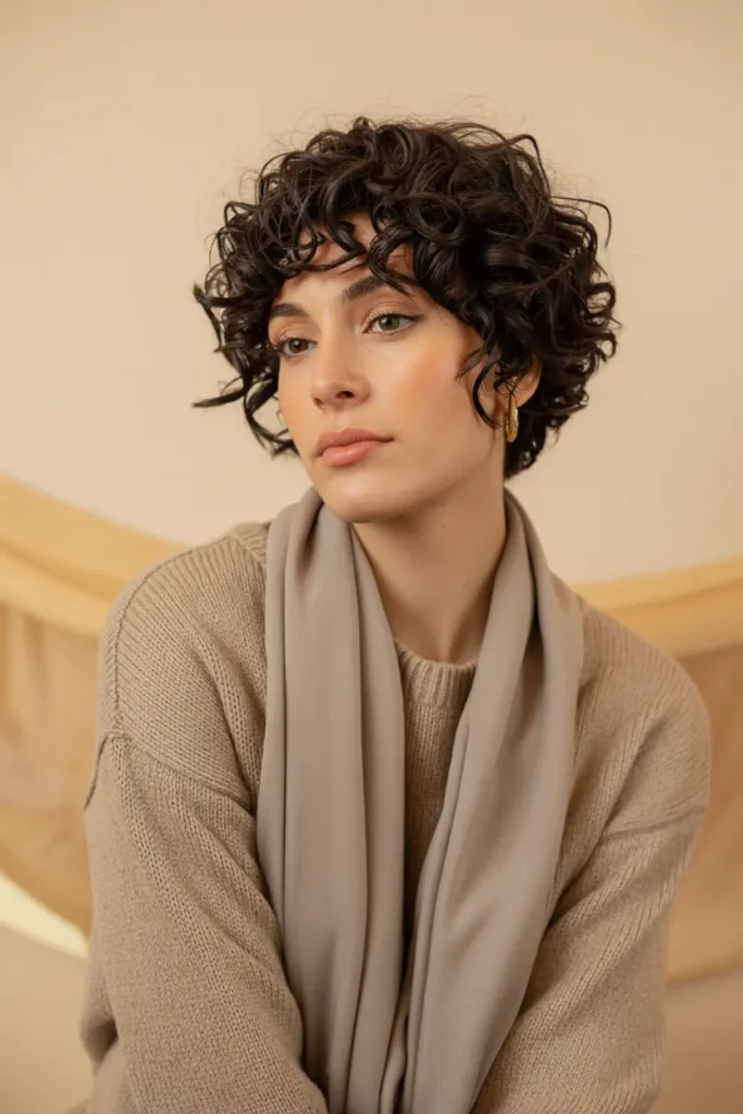 18.fun black curly bob for short curly hairstyles