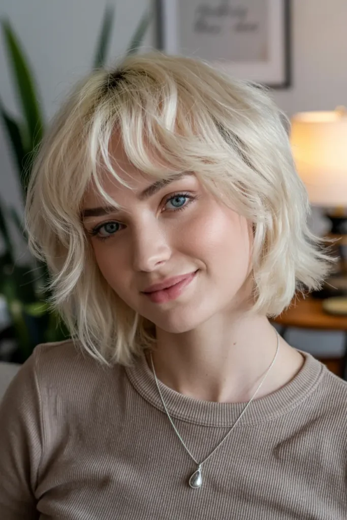 18.messy bob with bangs 1